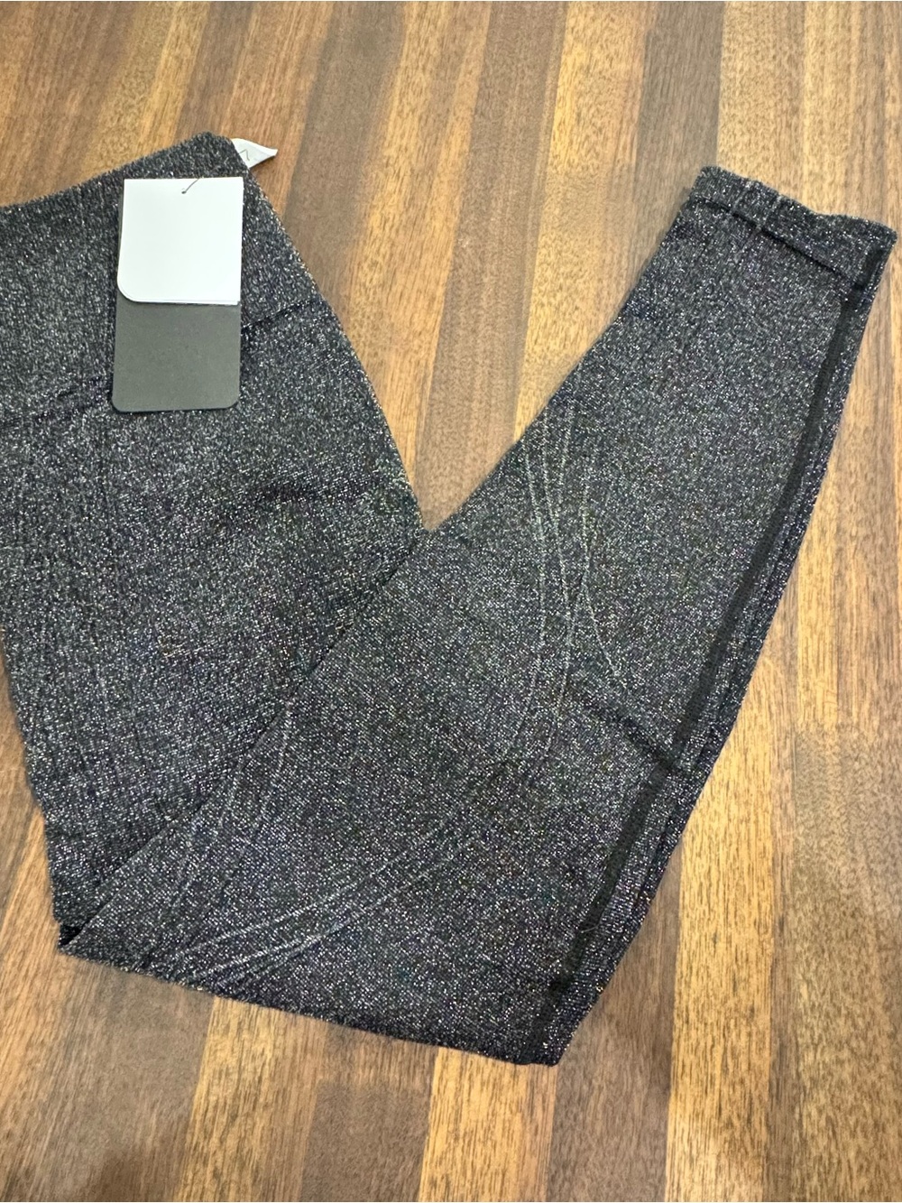 Sparkle Black Women’s Leggings - Sleek Glitter Stretch